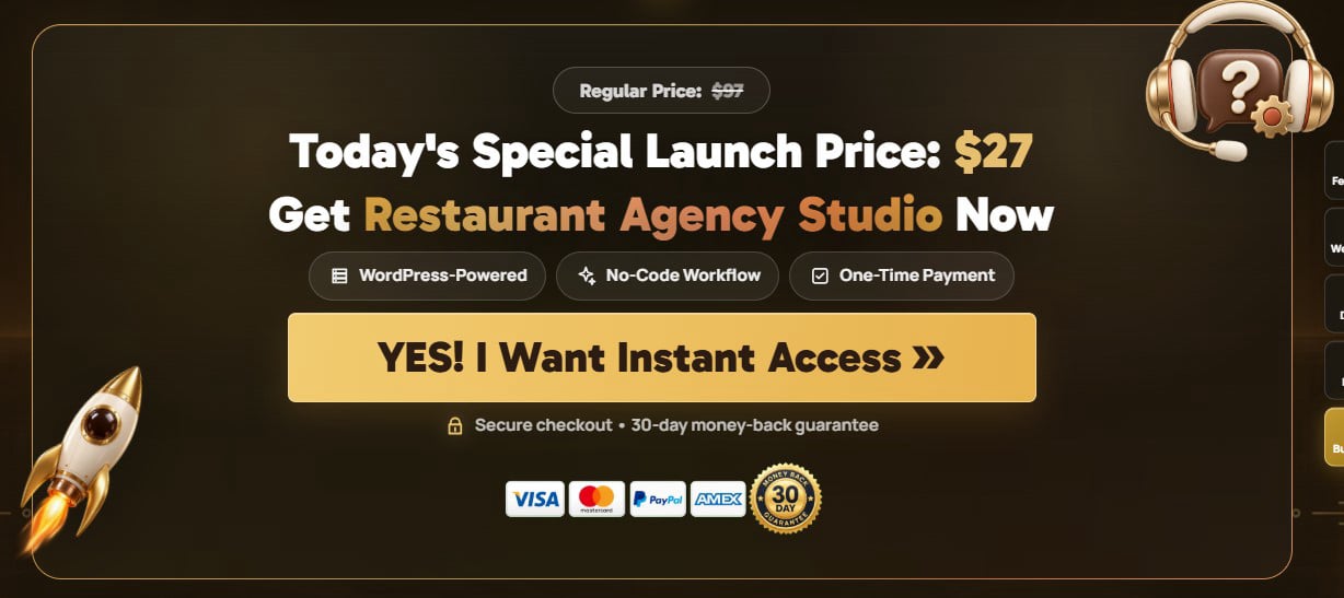 Restaurant Agency Studio